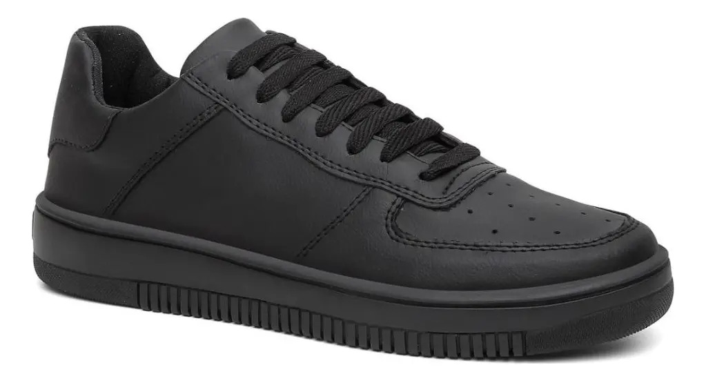 Ténis Casual Preto Total